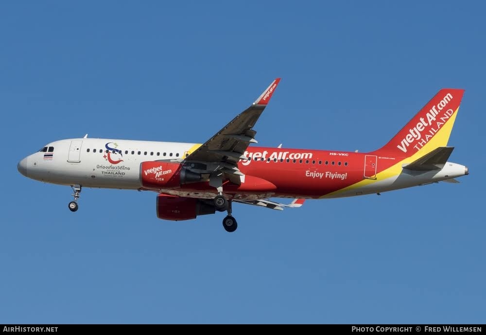 Aircraft Photo of HS-VKC | Airbus A320-214 | VietJet Air Thailand | AirHistory.net #792942