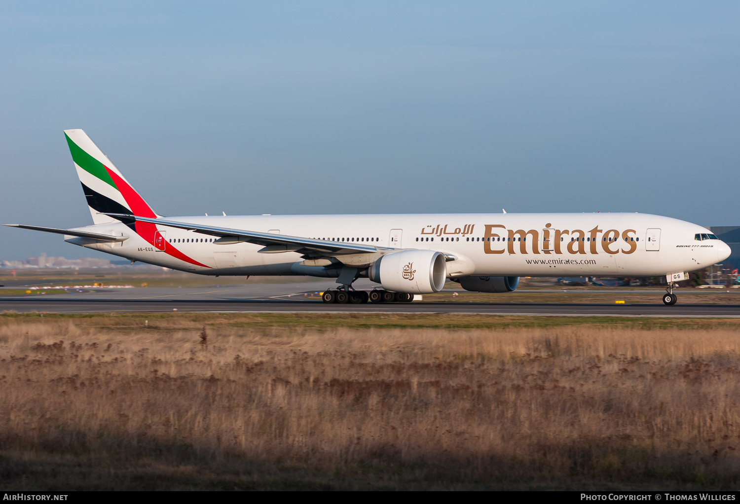 Aircraft Photo of A6-EGS | Boeing 777-31H/ER | Emirates | AirHistory.net #792953
