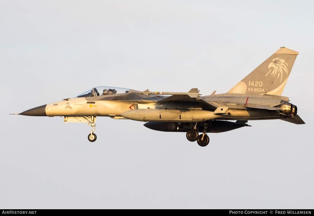 Aircraft Photo of 1420 / 83-8034 | AIDC F-CK-1C Hsung Ying | Taiwan - Air Force | AirHistory.net #792960