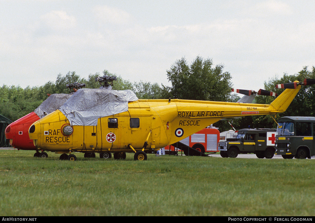 Aircraft Photo of 8674M | Westland WS-55-3 Whirlwind HAR10 | UK - Air Force | AirHistory.net #792993