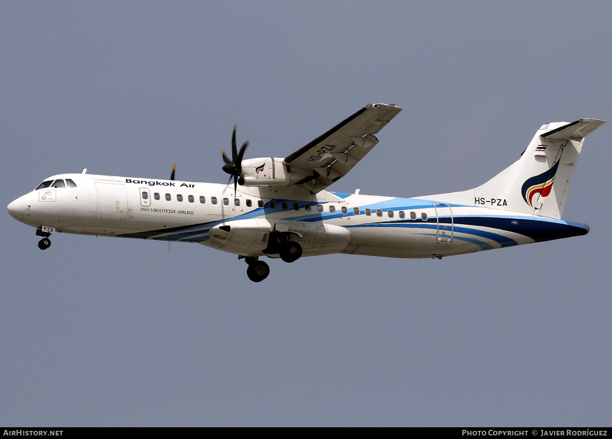 Aircraft Photo of HS-PZA | ATR ATR-72-600 (ATR-72-212A) | Bangkok Airways | AirHistory.net #792997