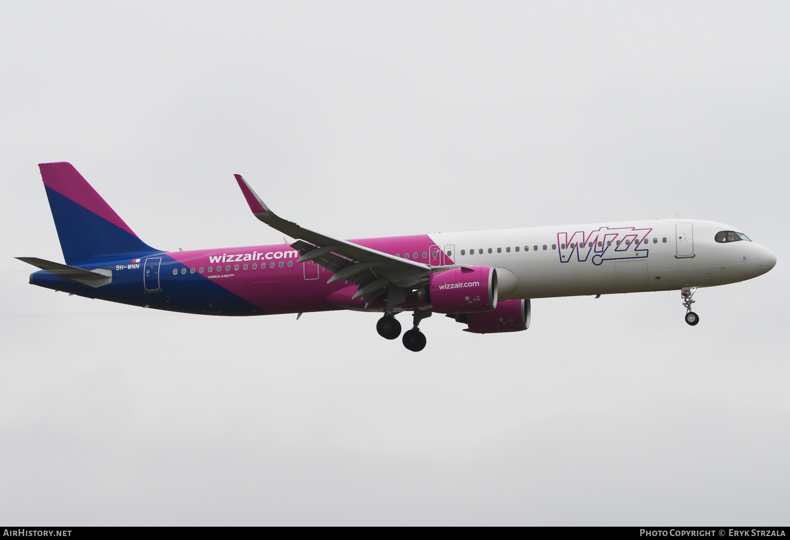 Aircraft Photo of 9H-WNN | Airbus A321-271NX | Wizz Air | AirHistory.net #793004