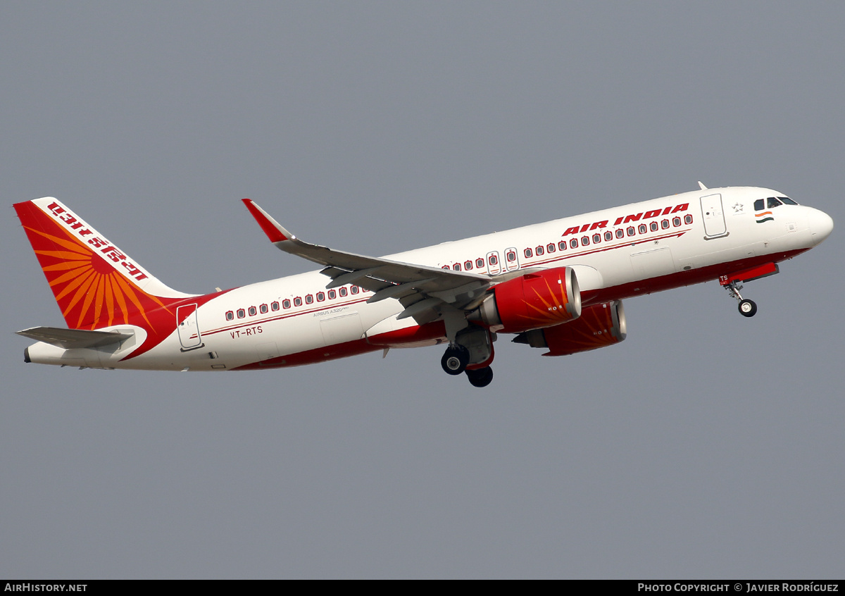 Aircraft Photo of VT-RTS | Airbus A320-251N | Air India | AirHistory.net #793024