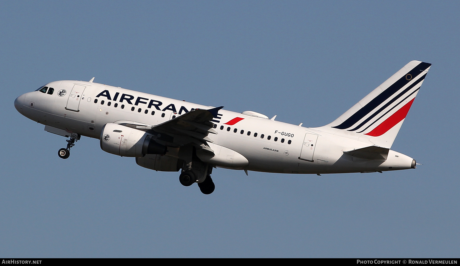 Aircraft Photo of F-GUGO | Airbus A318-111 | Air France | AirHistory.net #793032