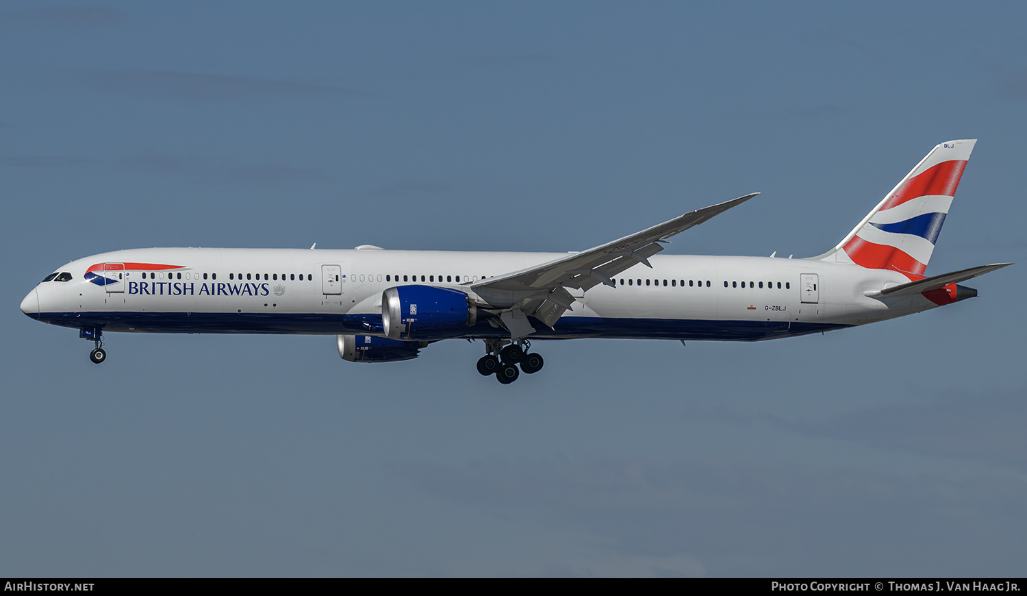 Aircraft Photo of G-ZBLJ | Boeing 787-10 Dreamliner | British Airways | AirHistory.net #793050
