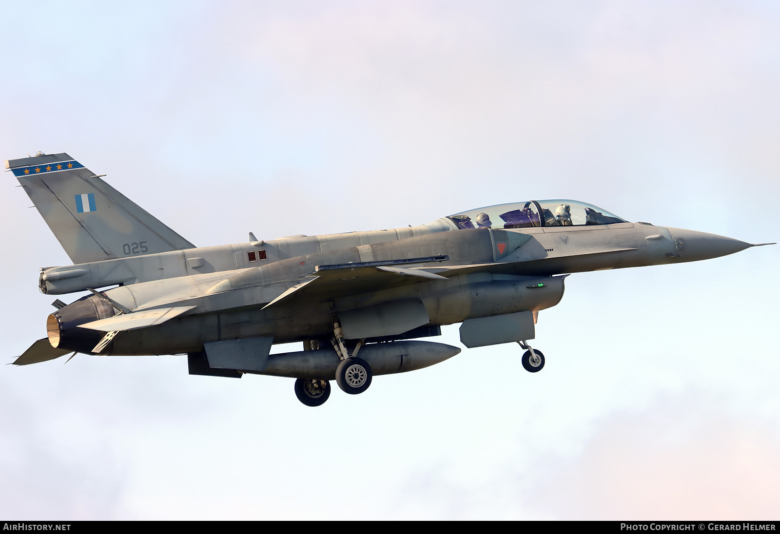 Aircraft Photo of 025 | General Dynamics F-16D Fighting Falcon | Greece - Air Force | AirHistory.net #793066