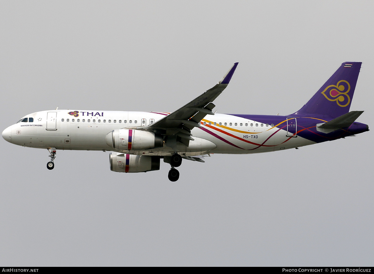 Aircraft Photo of HS-TXO | Airbus A320-232 | Thai Airways International | AirHistory.net #793067