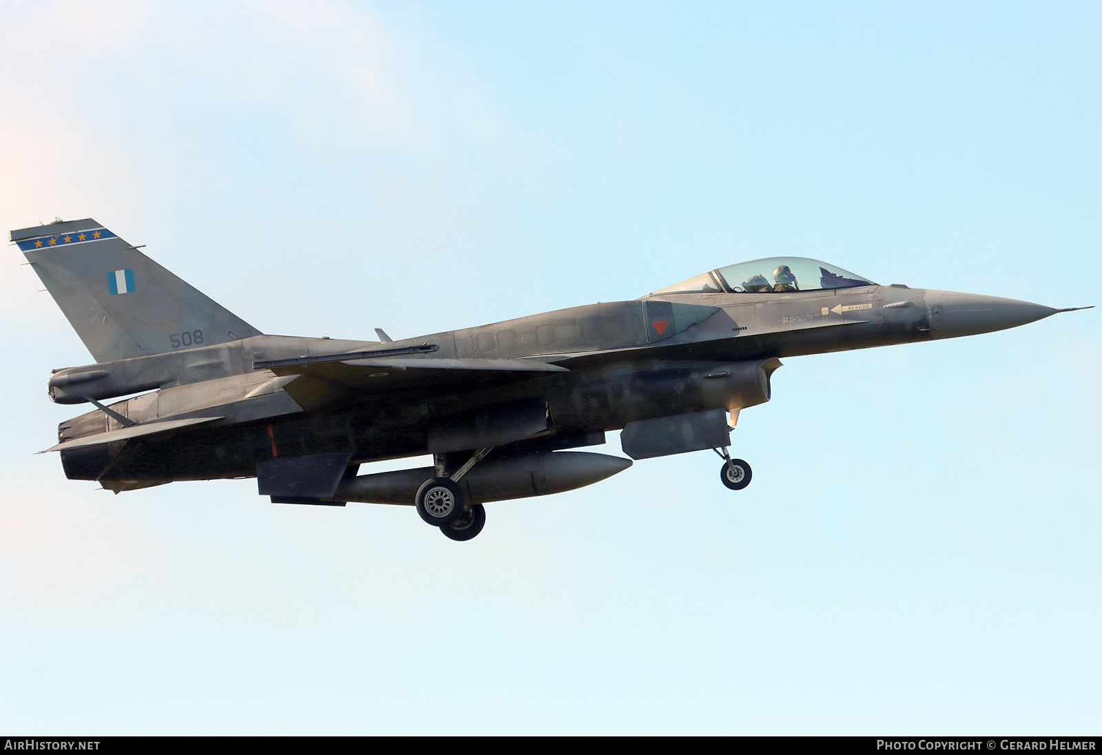 Aircraft Photo of 508 | Lockheed Martin F-16CJ Fighting Falcon | Greece - Air Force | AirHistory.net #793082