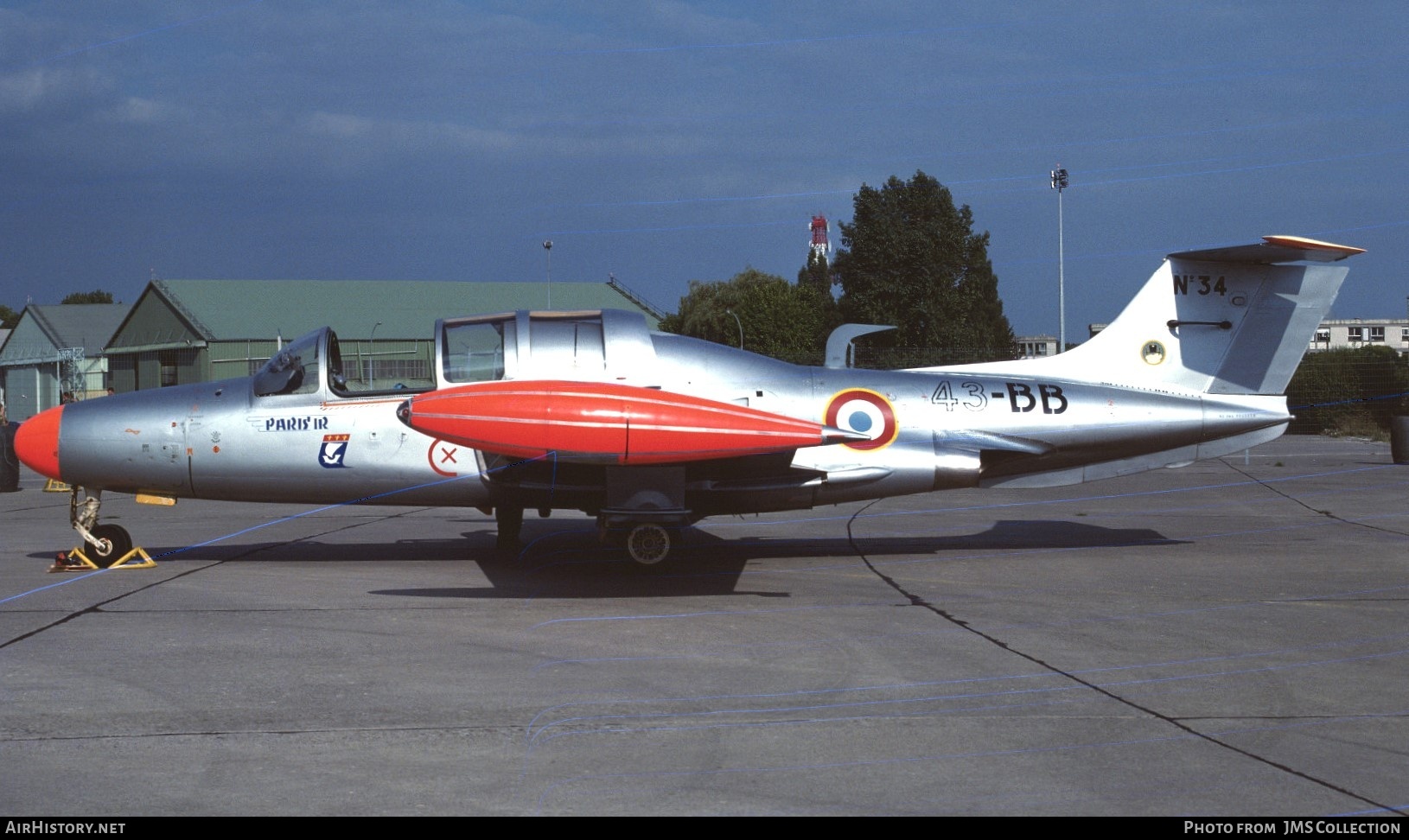 Aircraft Photo of 34 | Morane-Saulnier MS-760 Paris IR | France - Air Force | AirHistory.net #793117
