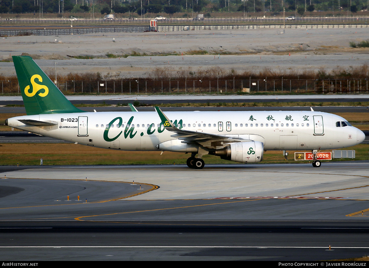 Aircraft Photo of B-1023 | Airbus A320-214 | Spring Airlines | AirHistory.net #793127