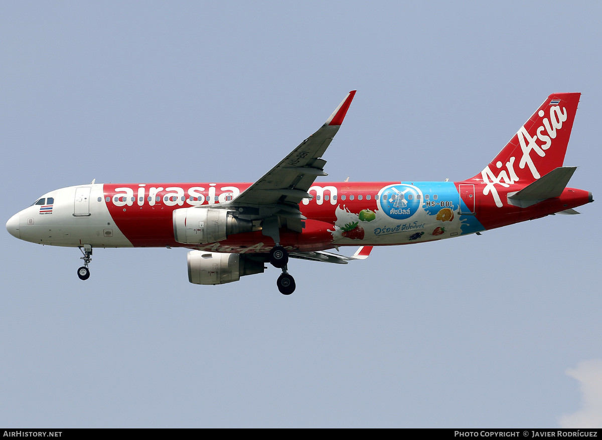 Aircraft Photo of HS-BBI | Airbus A320-216 | AirAsia | AirHistory.net #793136
