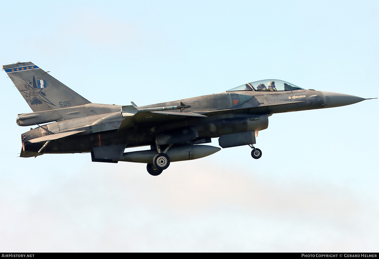 Aircraft Photo of 505 | Lockheed Martin F-16CJ Fighting Falcon | Greece - Air Force | AirHistory.net #793137