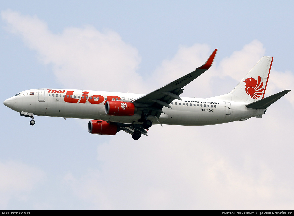 Aircraft Photo of HS-LGK | Boeing 737-800 | Thai Lion Air | AirHistory.net #793142