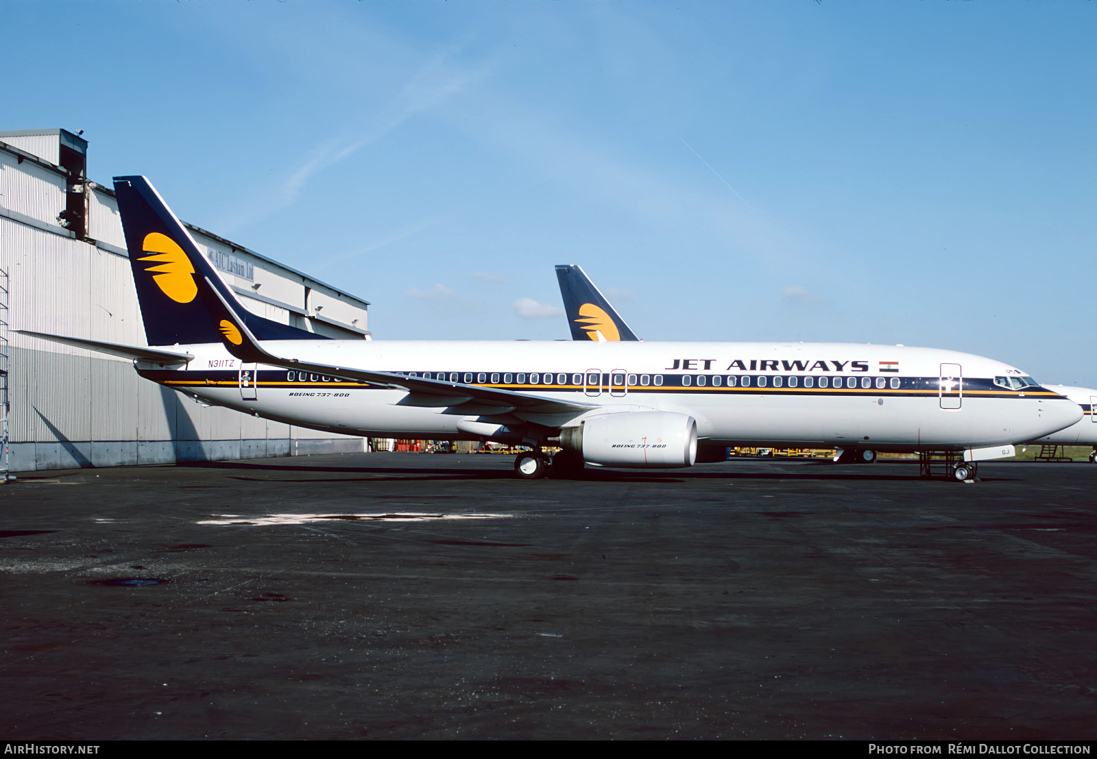 Aircraft Photo of N311TZ | Boeing 737-83N | Jet Airways | AirHistory.net #793150