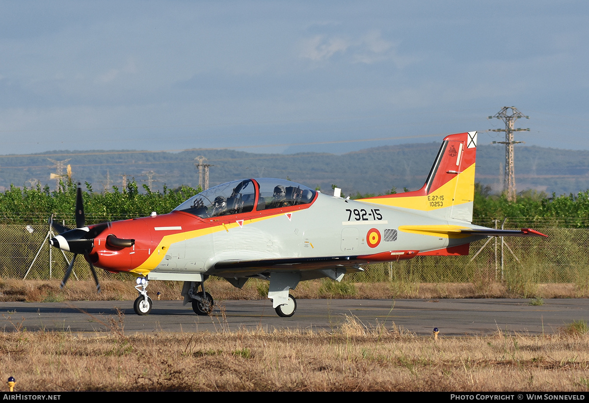 Aircraft Photo of E.27-15 / 10253 | Pilatus PC-21 | Spain - Air Force | AirHistory.net #793160