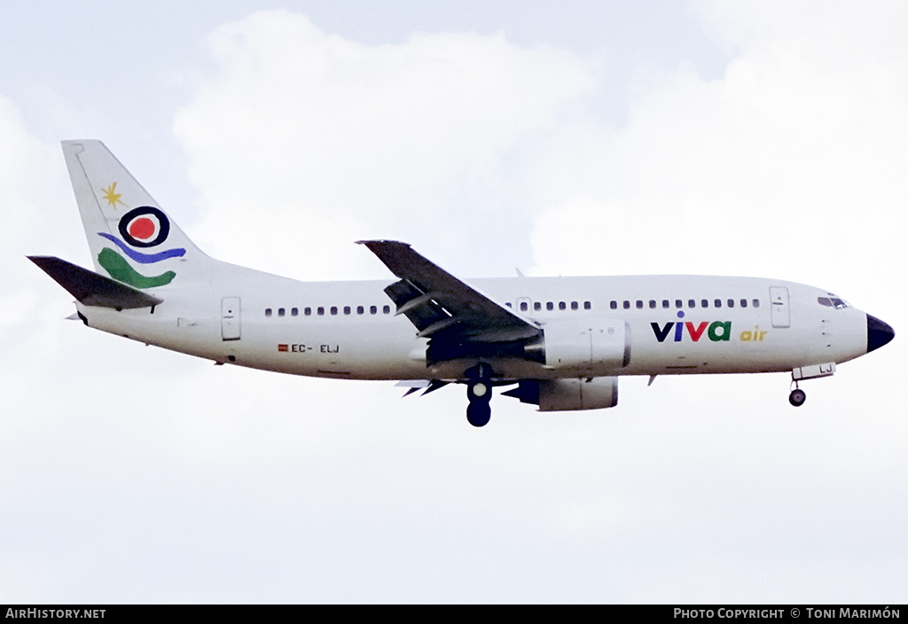 Aircraft Photo of EC-ELJ | Boeing 737-3Q8 | Viva Air | AirHistory.net #793163