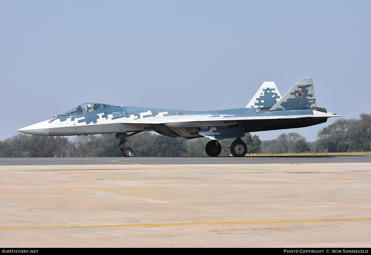 Aircraft Photo of 054 blue | Sukhoi Su-57 | Russia - Air Force | AirHistory.net #793169