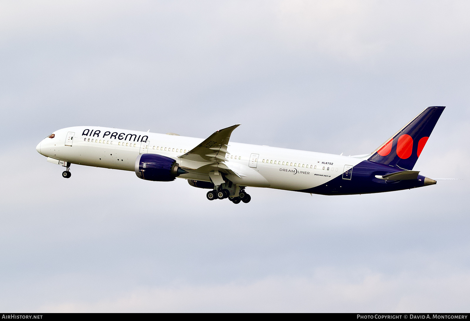 Aircraft Photo of HL8702 | Boeing 787-9 Dreamliner | Air Premia | AirHistory.net #793179