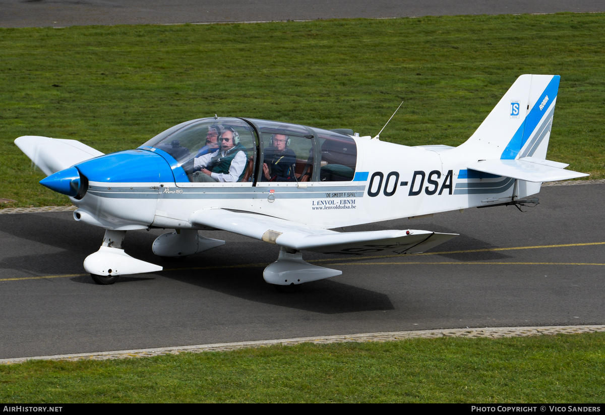 Aircraft Photo of OO-DSA | Robin DR-400-180R Remorqueur | AirHistory.net #793183