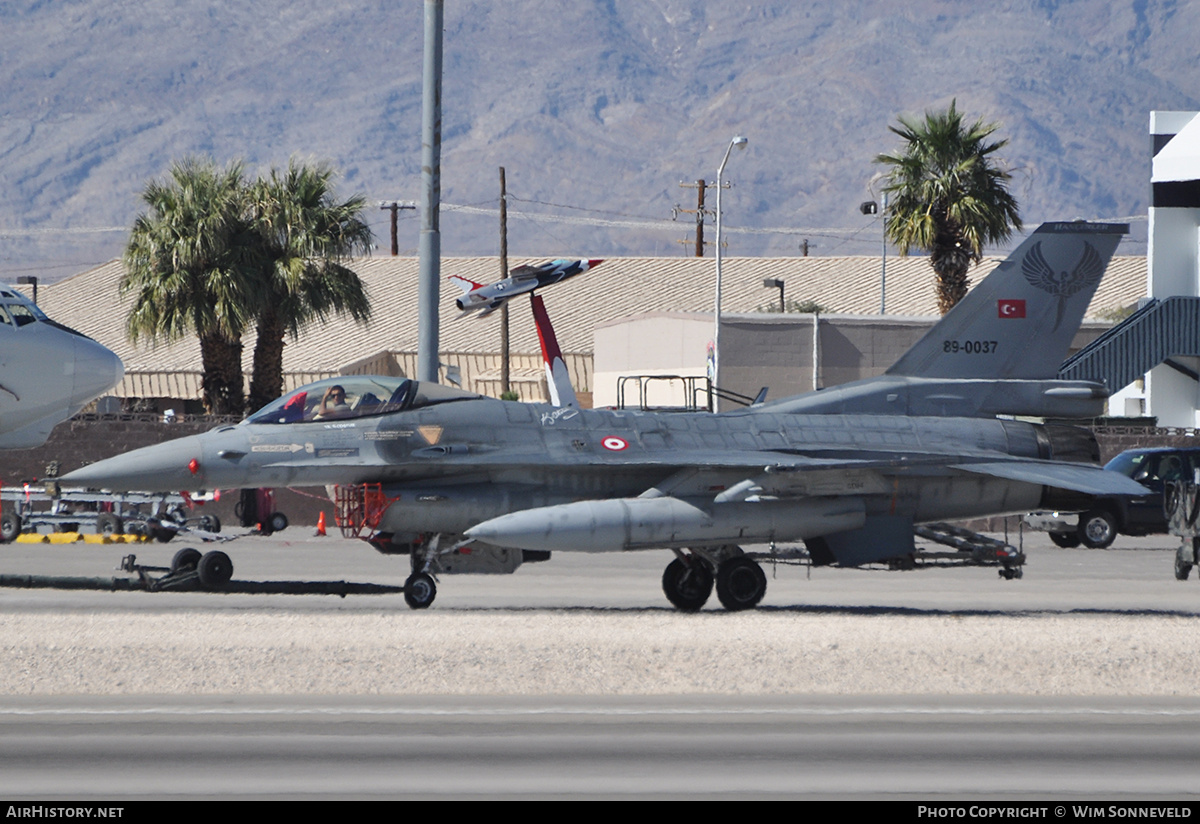 Aircraft Photo of 89-0037 | General Dynamics F-16CG Fighting Falcon | Turkey - Air Force | AirHistory.net #793212