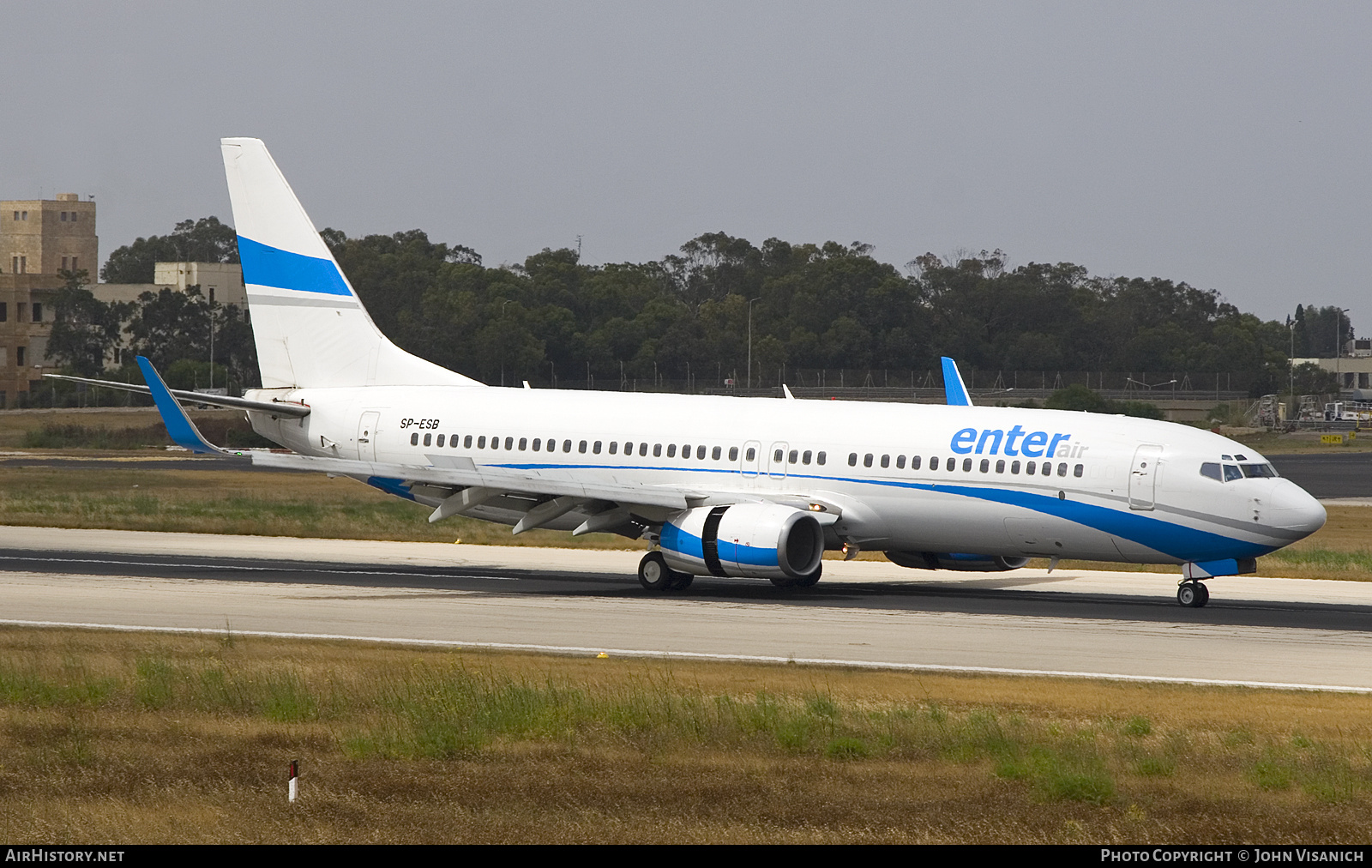 Aircraft Photo of SP-ESB | Boeing 737-8Q8 | Enter Air | AirHistory.net #793240