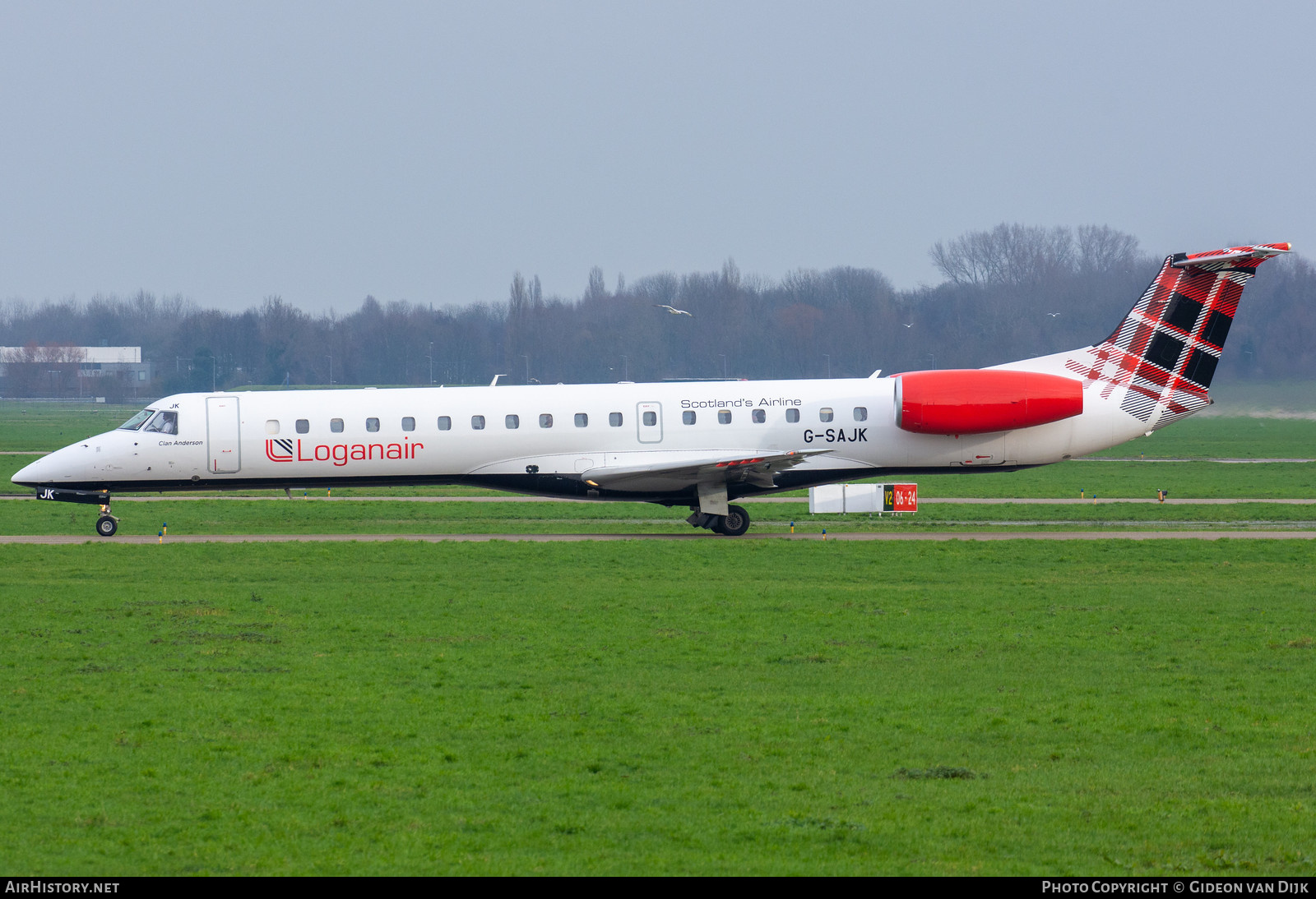 Aircraft Photo of G-SAJK | Embraer ERJ-145EP (EMB-145EP) | Loganair | AirHistory.net #793269