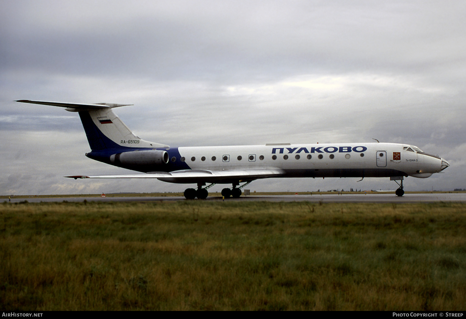 Aircraft Photo of RA-65109 | Tupolev Tu-134A-3 | Pulkovo Airlines | AirHistory.net #793271