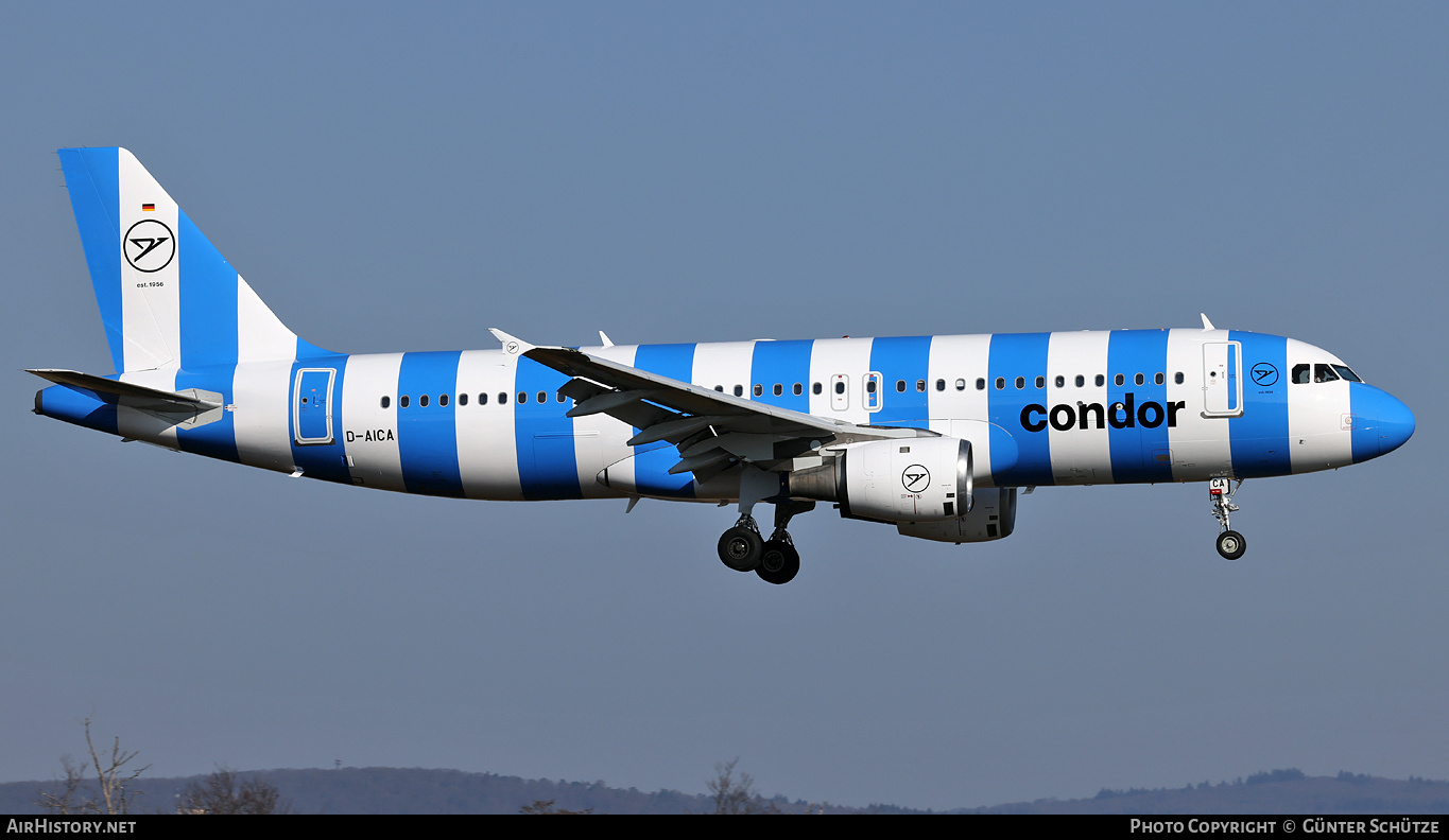 Aircraft Photo of D-AICA | Airbus A320-212 | Condor Flugdienst | AirHistory.net #793297