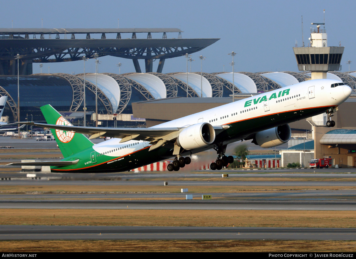 Aircraft Photo of B-16730 | Boeing 777-35E/ER | EVA Air | AirHistory.net #793303