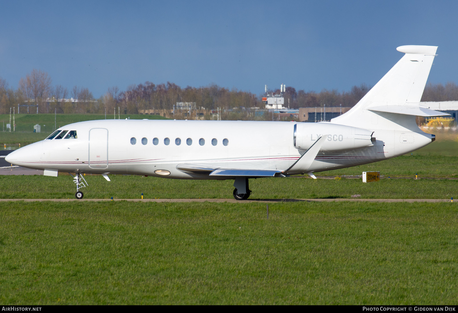 Aircraft Photo of LX-SCO | Dassault Falcon 2000LX | AirHistory.net #793318