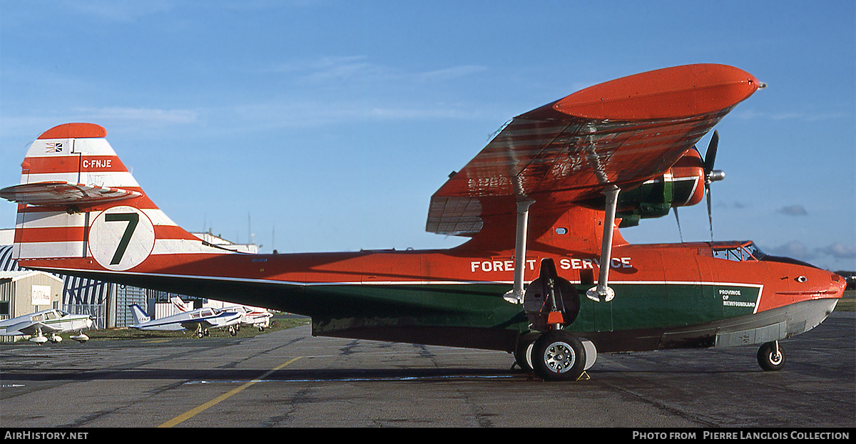 Aircraft Photo of C-FNJE | Consolidated PBY-5A Catalina | Newfoundland and Labrador Forest Service | AirHistory.net #793345