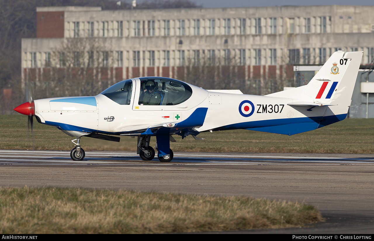 Aircraft Photo of ZM307 | Grob G-120TP Prefect T1 | UK - Air Force | AirHistory.net #793391