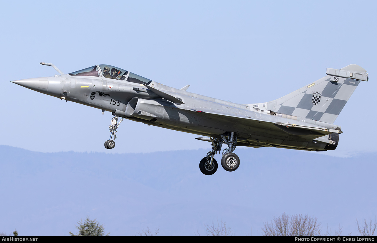 Aircraft Photo of 155 | Dassault Rafale C | Croatia - Air Force | AirHistory.net #793392