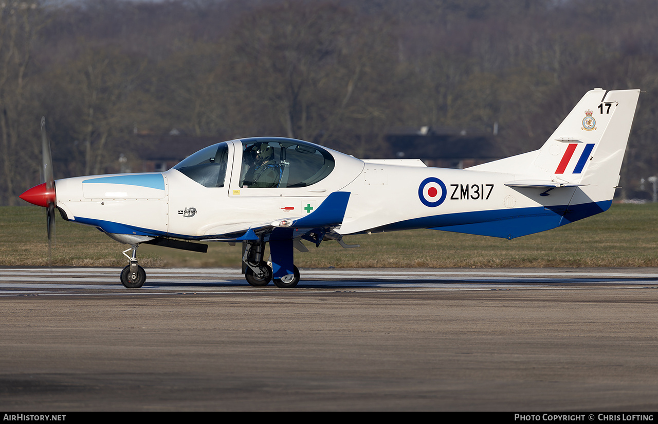 Aircraft Photo of ZM317 | Grob G-120TP-A Prefect T1 | UK - Air Force | AirHistory.net #793410