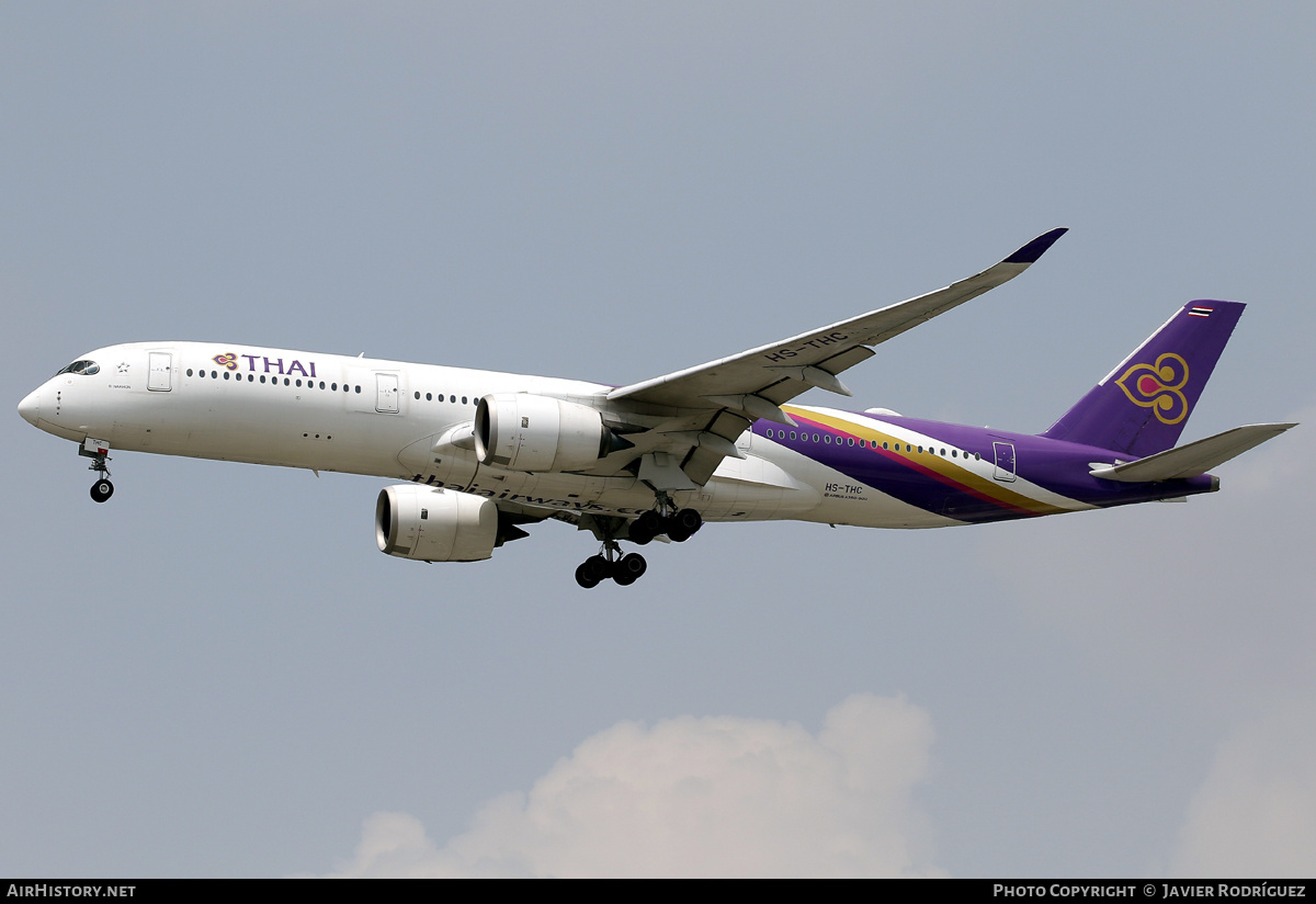 Aircraft Photo of HS-THC | Airbus A350-941 | Thai Airways International | AirHistory.net #793434