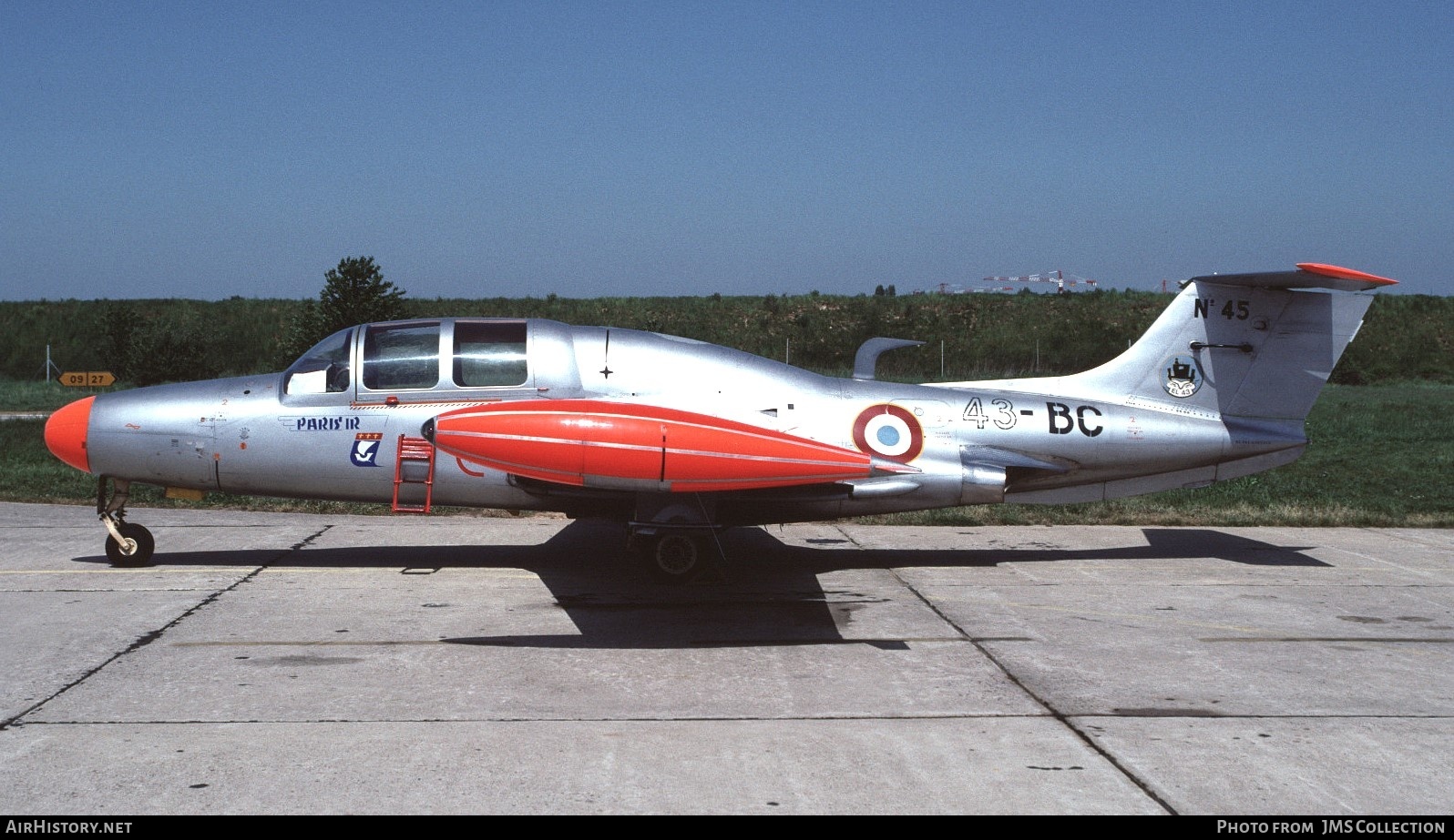 Aircraft Photo of 45 | Morane-Saulnier MS-760 Paris IR | France - Air Force | AirHistory.net #793466