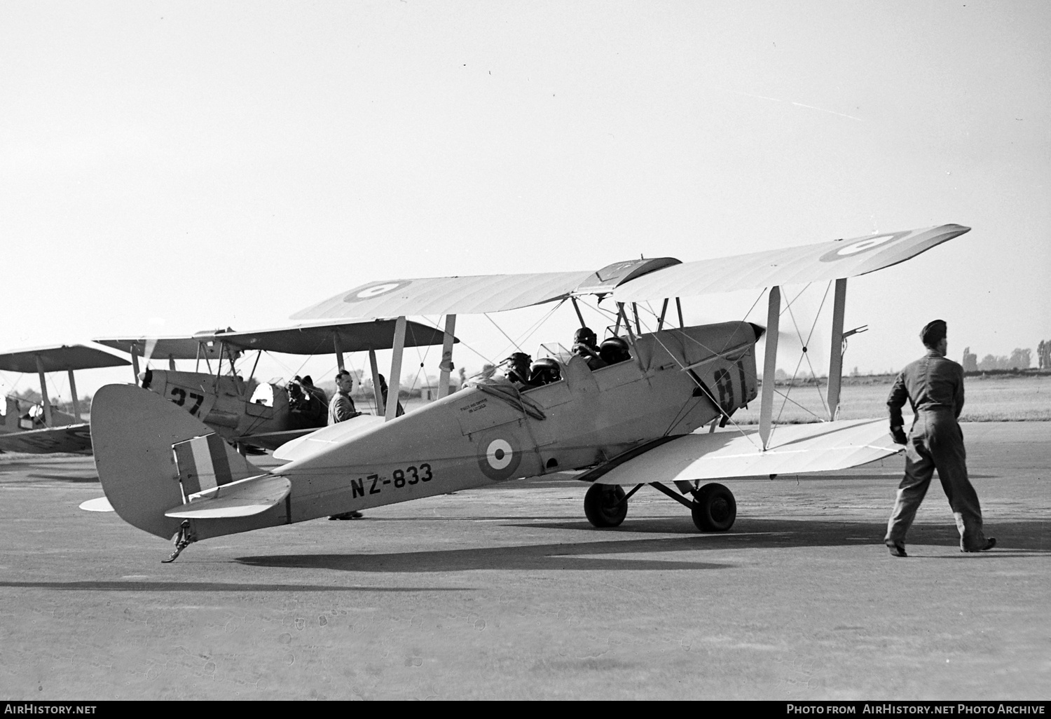 Aircraft Photo of NZ833 | De Havilland D.H. 82A Tiger Moth | New Zealand - Air Force | AirHistory.net #793487