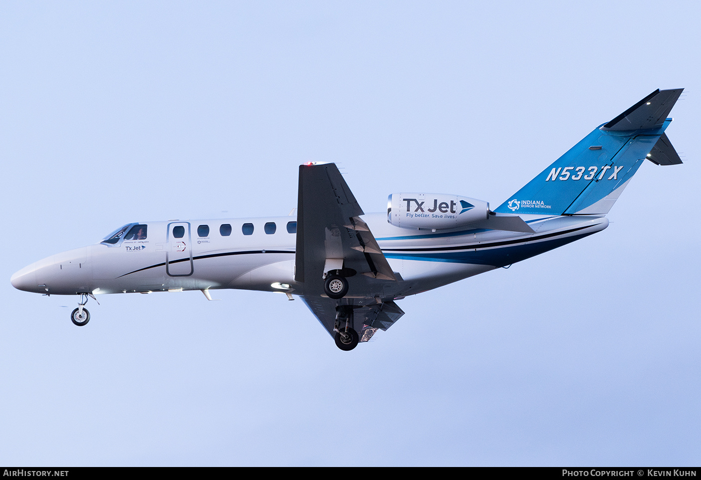 Aircraft Photo of N533TX | Cessna 525B CitationJet CJ3+ | TxJet | AirHistory.net #793500