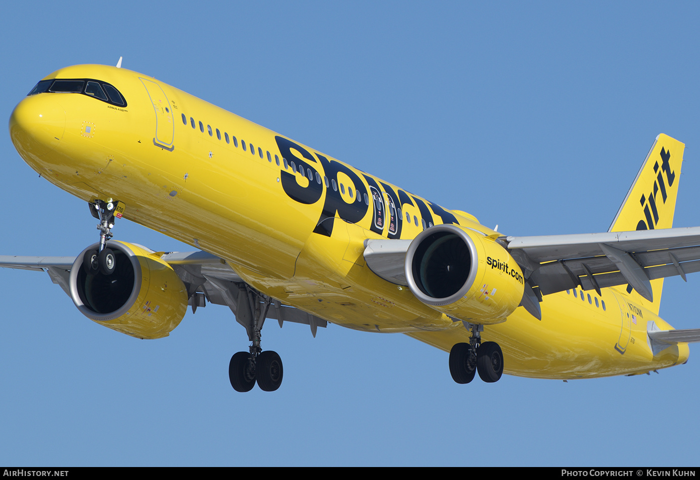 Aircraft Photo of N710NK | Airbus A321-271NX | Spirit Airlines | AirHistory.net #793501
