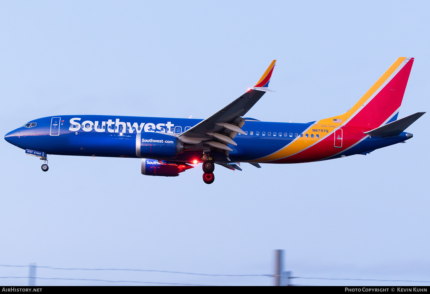 Aircraft Photo of N8797Q | Boeing 737-8 Max 8 | Southwest Airlines | AirHistory.net #793504