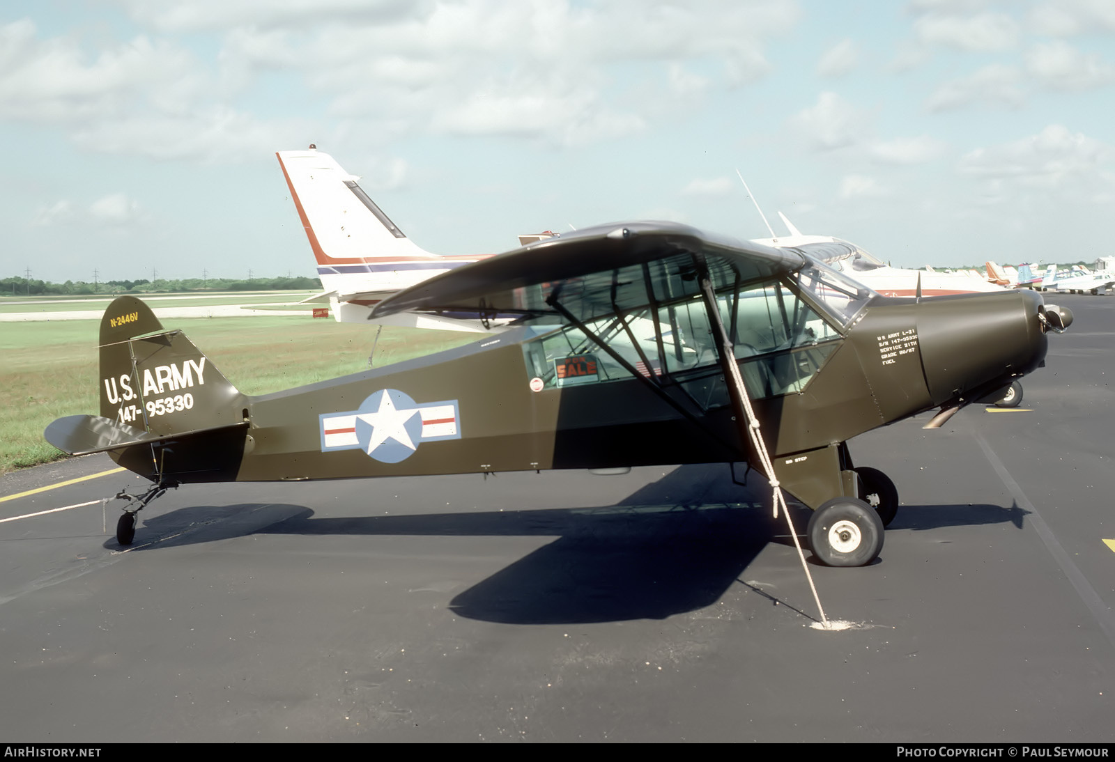 Aircraft Photo of N2446V / N-2446V / 147-95330 | Piper-Insua L-21 | USA - Army | AirHistory.net #793538
