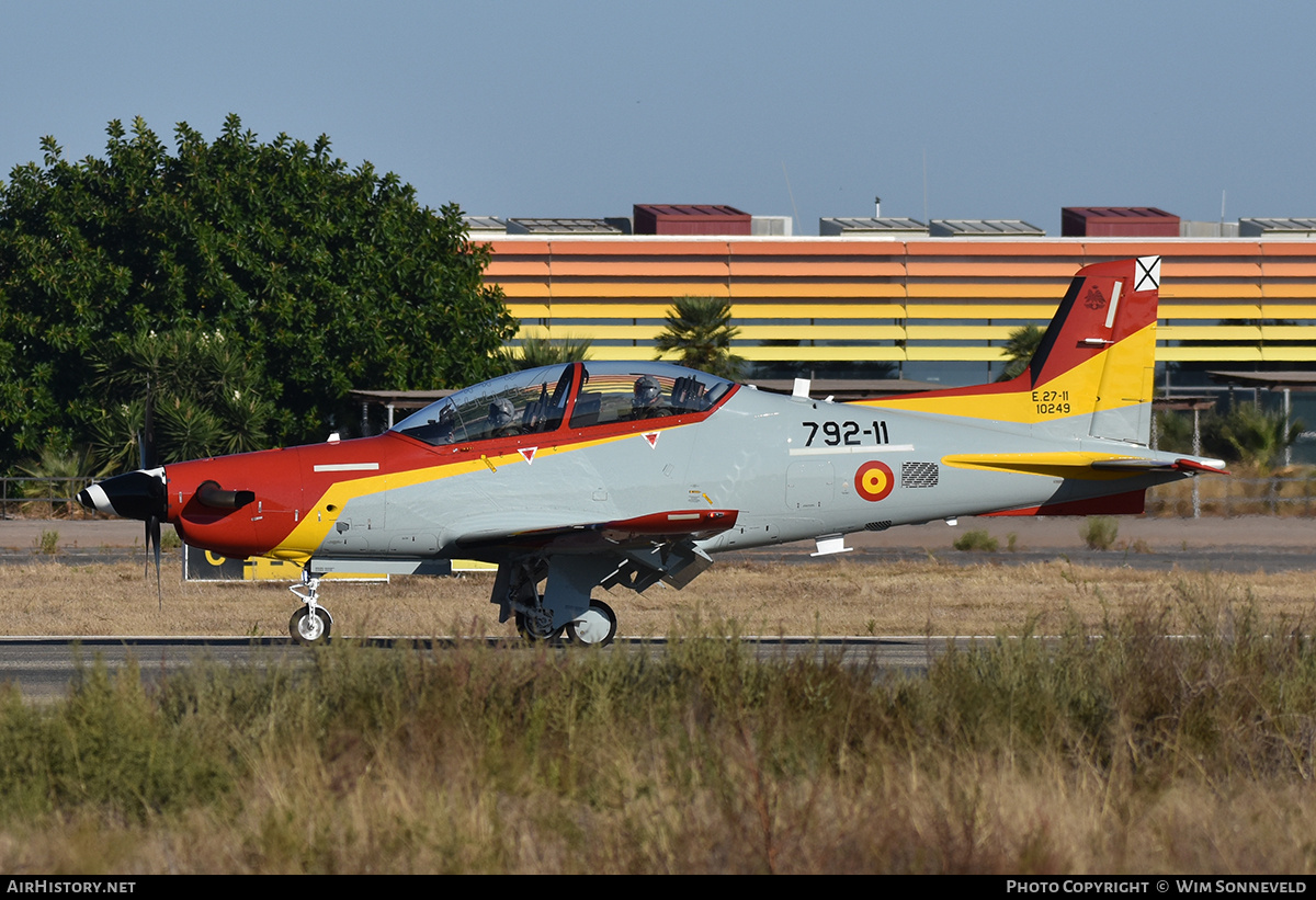 Aircraft Photo of E.27-11 / 10249 | Pilatus PC-21 | Spain - Air Force | AirHistory.net #793582