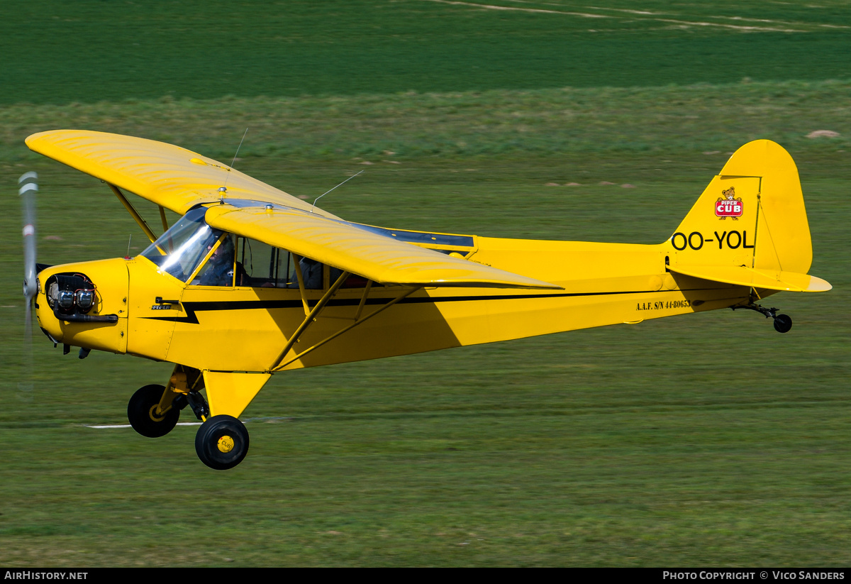 Aircraft Photo of OO-YOL | Piper J-3C-65 Cub | AirHistory.net #793598