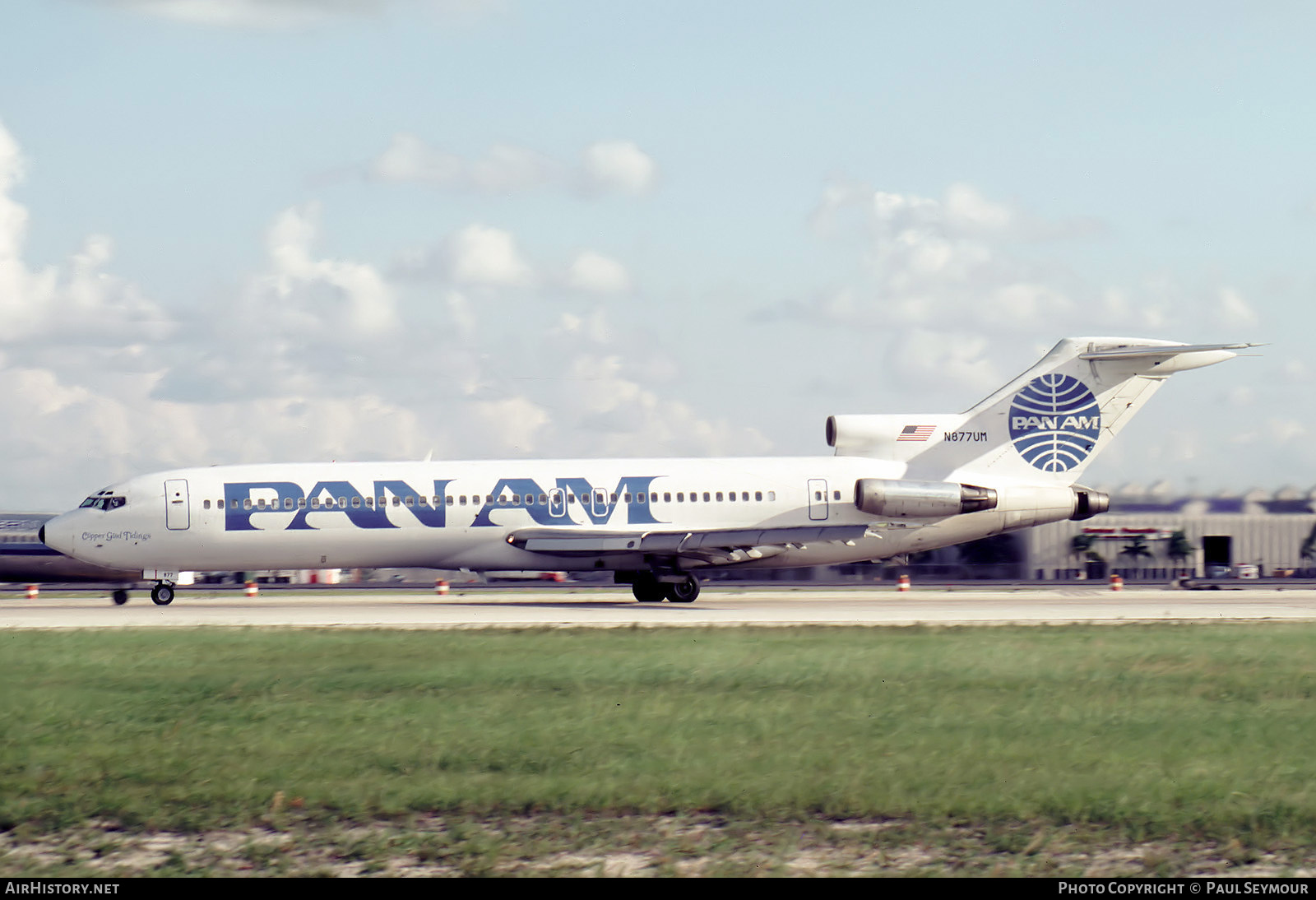 Aircraft Photo of N877UM | Boeing 727-230/Adv | Pan American World Airways - Pan Am | AirHistory.net #793600