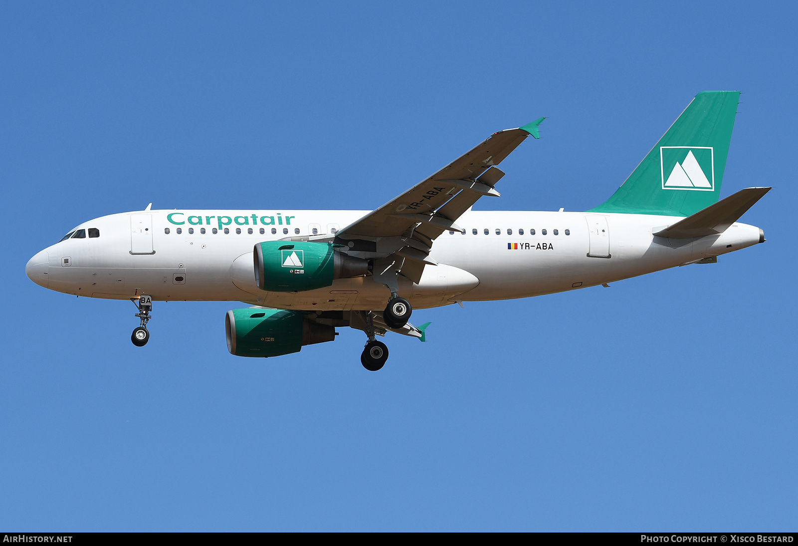 Aircraft Photo of YR-ABA | Airbus A319-111 | Carpatair | AirHistory.net #793609