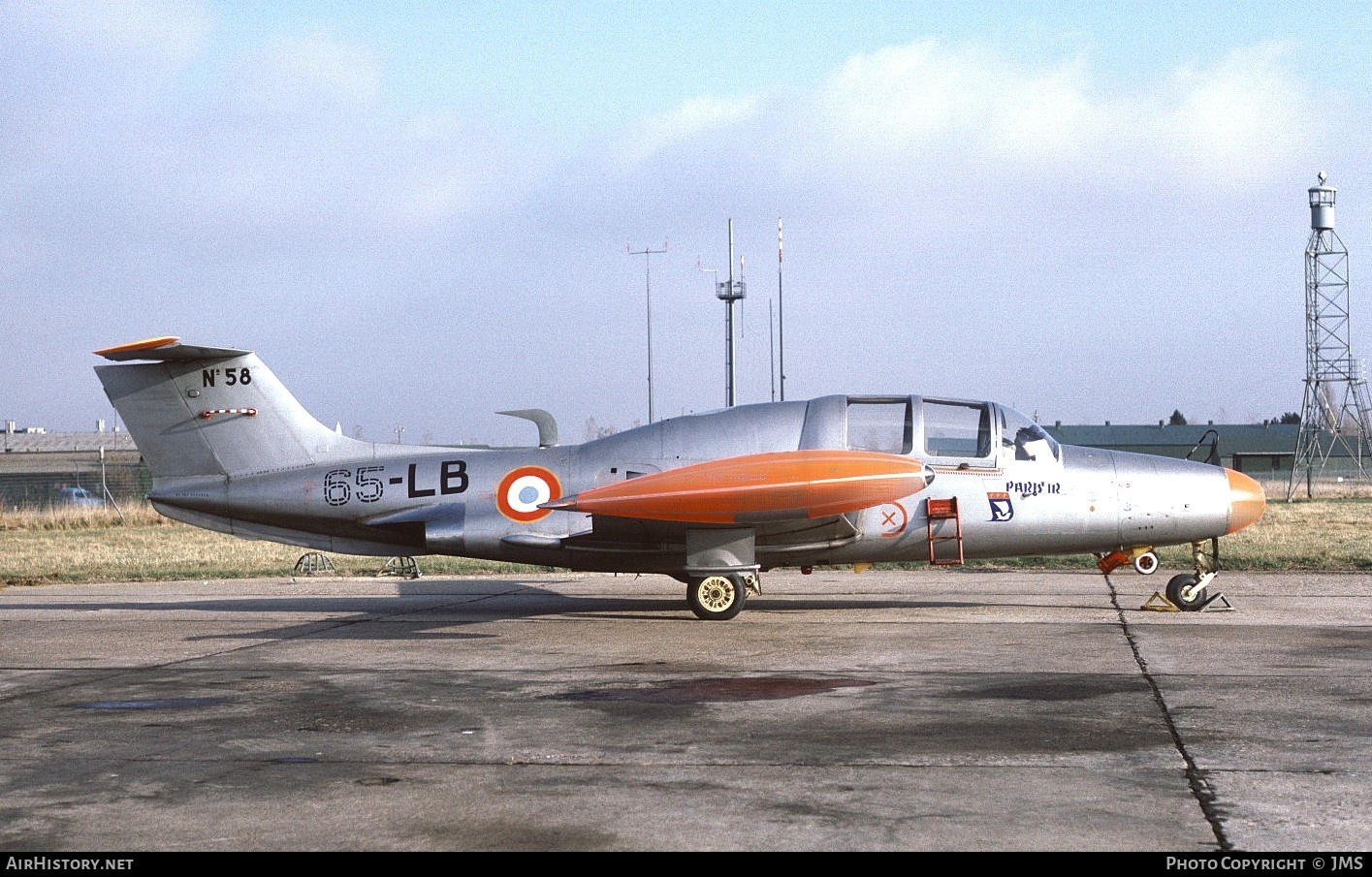 Aircraft Photo of 58 | Morane-Saulnier MS-760 Paris IR | France - Air Force | AirHistory.net #793616