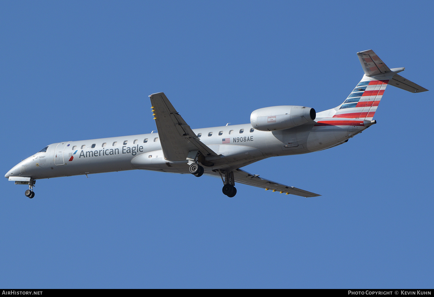 Aircraft Photo of N908AE | Embraer ERJ-145LR (EMB-145LR) | American Eagle | AirHistory.net #793619
