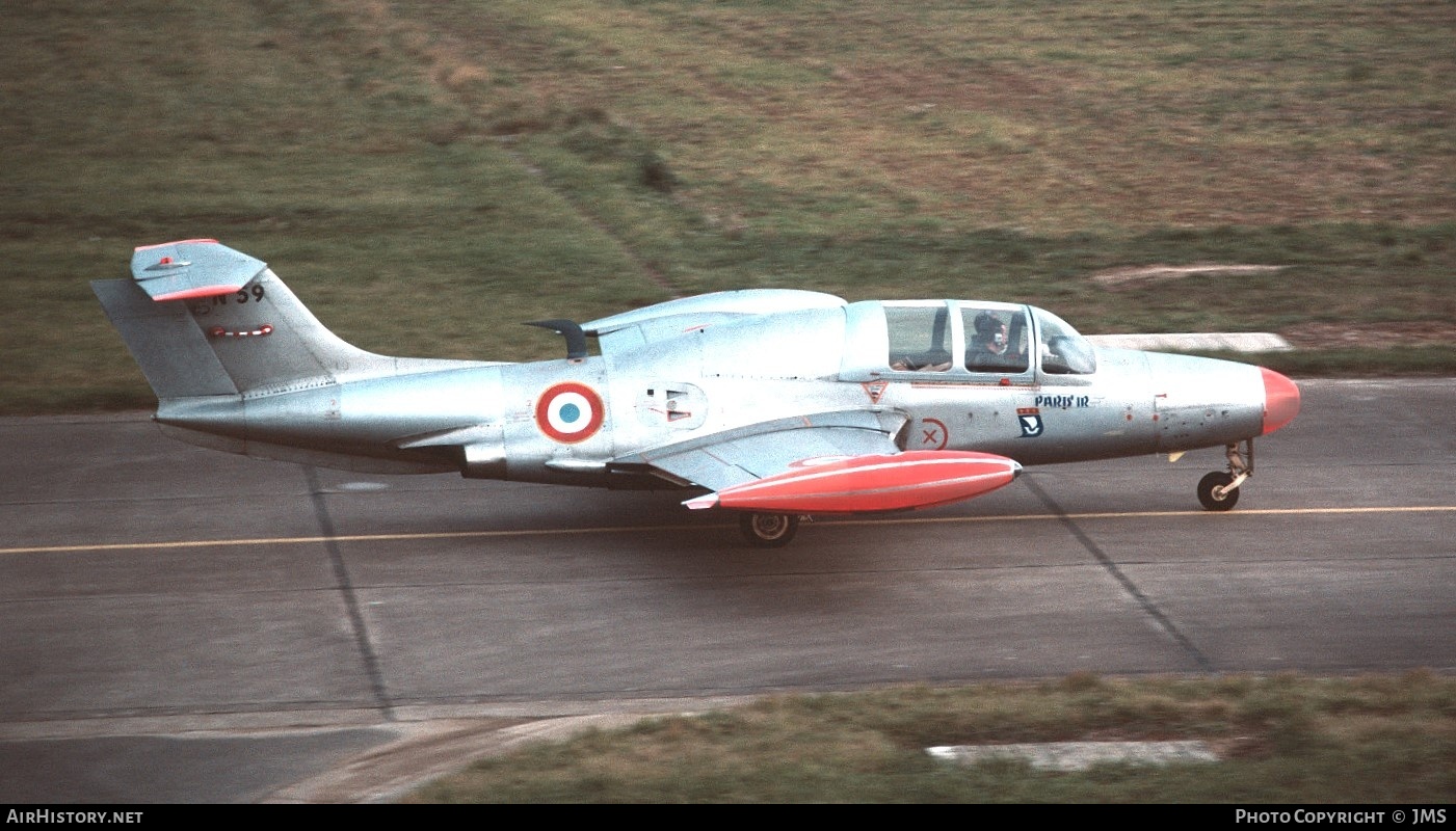 Aircraft Photo of 59 | Morane-Saulnier MS-760 Paris IR | France - Air Force | AirHistory.net #793624