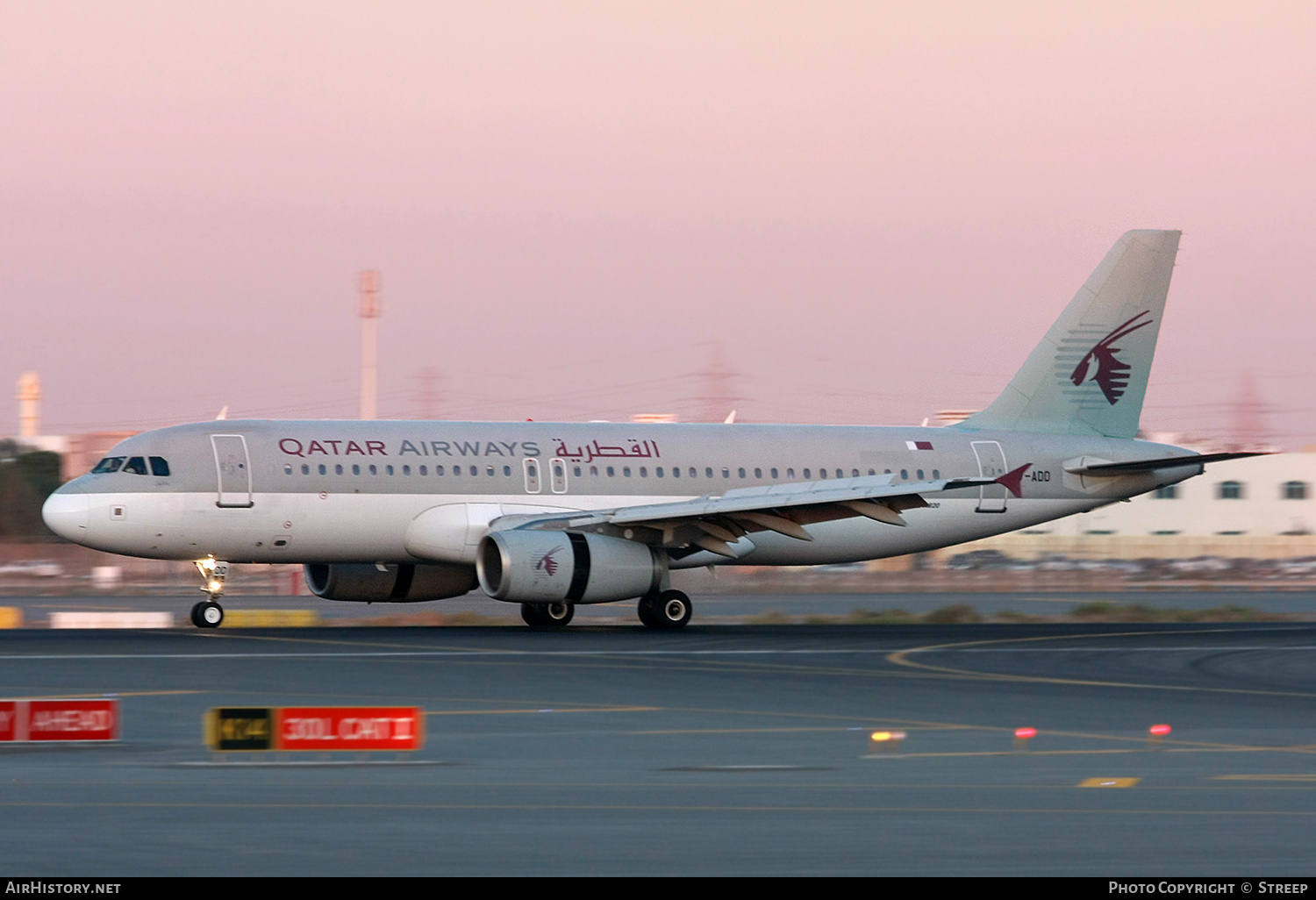 Aircraft Photo of A7-ADD | Airbus A320-232 | Qatar Airways | AirHistory.net #793625