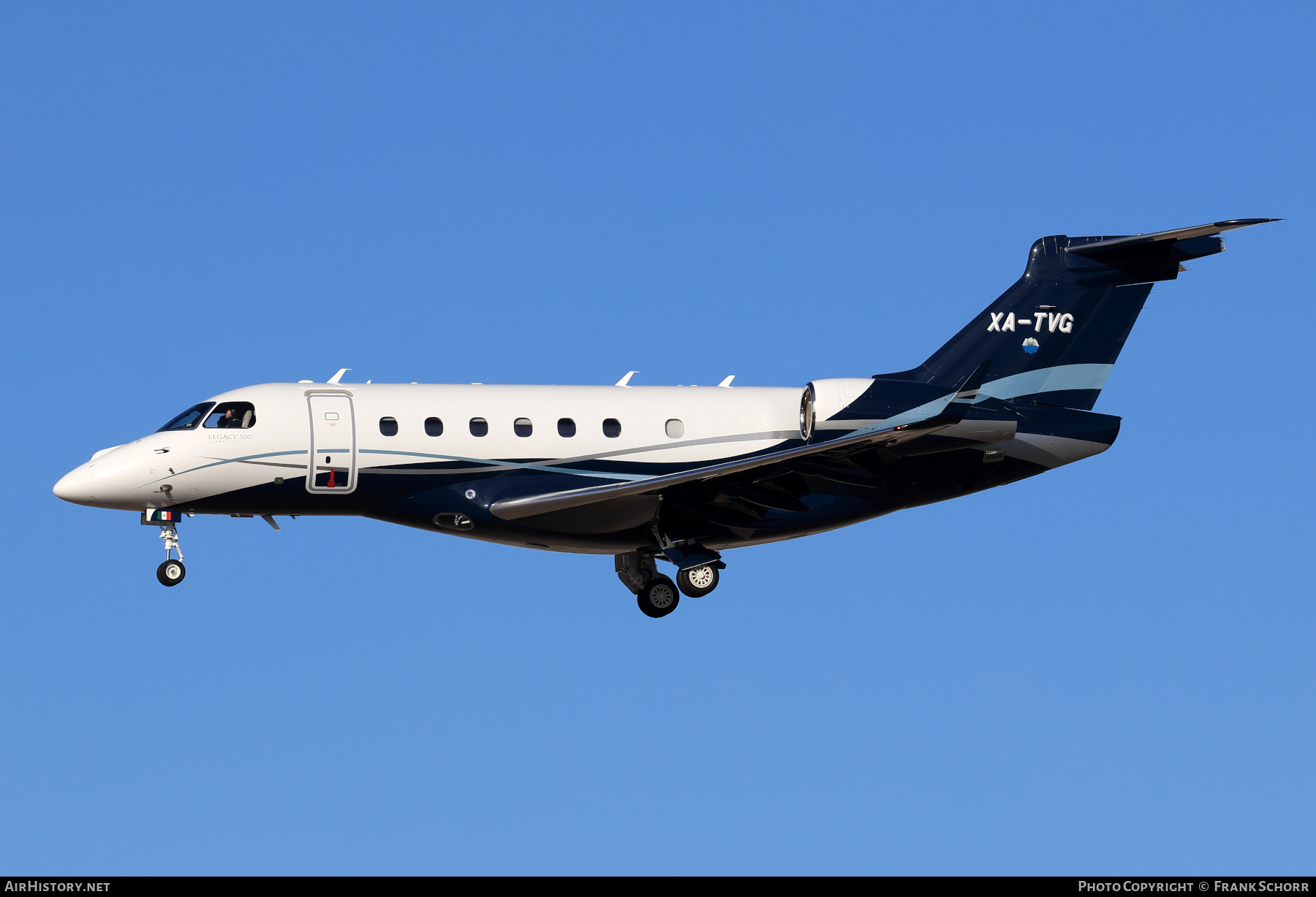 Aircraft Photo of XA-TVG | Embraer EMB-550 Legacy 500 | AirHistory.net #793655